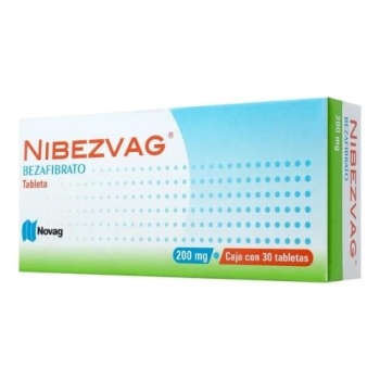 NIBEZVAG  ( bezafibrato ) 200 mg C/30 TABLETAS