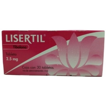 LISERTIL 2.5 G (tibolona) 30 tabletas