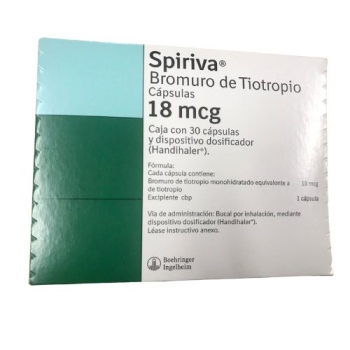 SPIRIVA (TIOTROPium BROMIDE) 18MCG 30 CAPS + DEVICE