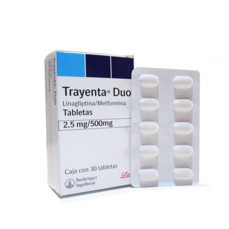 TRAYENTA DUO (Linagliptina/ Metformina) /500 MG 30 TAB - MEXIPHARMACY -  FARMACIA ONLINE EN MEXICO DE MEDICAMENTOS DE PATENTE Y GENERICOS/ Ungida de  Dios