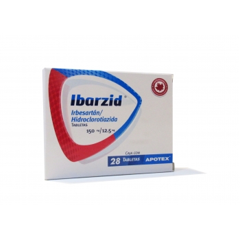 IBARZID 28 TABS 150 / 12.5 mg (irbesartan / hydrochlorothiazide)