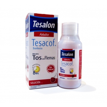 Tesalon TESACOF ADULT (Bromhexine) 160mg solution 100ml *THIS PRODUCT IS ONLY AVAILABLE IN MEXICO