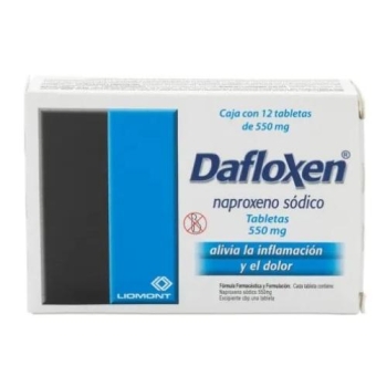 DAFLOXEN (Naproxen Sodium) 12 TABS 550mg