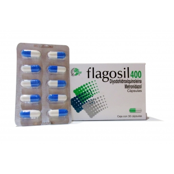 FLAGOSIL 400 400/200mg (diyodohidroxiquinoleína | Metronidazole) 30 tablets