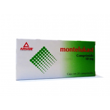 MONTELUKAST 10mg c/20 tabletas