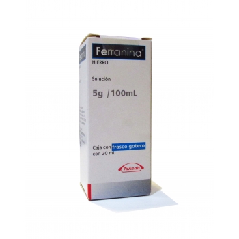 FERRANINA (IRON) DROPS 20ML *THIS PRODUCT IS ONLY AVAILABLE IN MEXICO