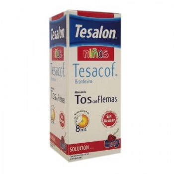TESACOF (Bromhexine) SYRUP KIDS 100ML 80MG *THIS PRODUCT IS ONLY AVAILABLE IN MEXICO