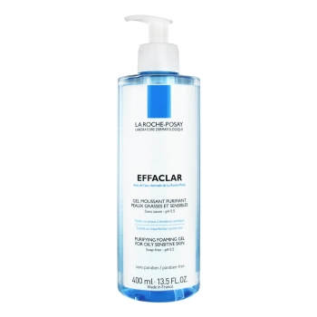 EFFACLAR Gel moussant, limpiador purificante 400ml