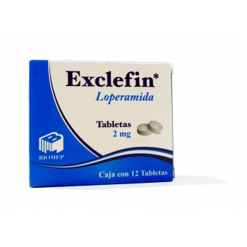 EXCLEFIN (loperamide) 2 mg 12 TAB