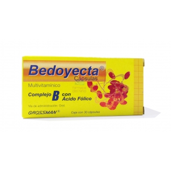 BEDOYECTA (COMPLEJO B/ACIDO FOLICO) 30CAP