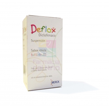 DEFLOX (DICLOFENAC) SUSP 120ML *THIS PRODUCT IS ONLY AVAILABLE IN MEXICO