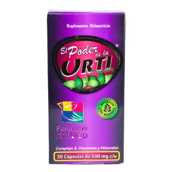 EL PODER DE LA ORTI 500MG 30 CAPSULAS