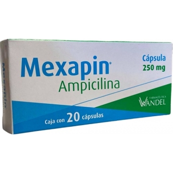 MEXAPIN 250 MG (AMPICILINE) 20 CAPS