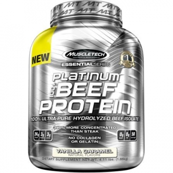 PLATINUM BEEF PROTEIN 4.11 LBS VANILLA CARAMEL