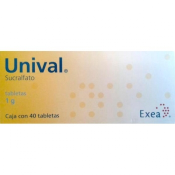 UNIVAL (sucralfate) 40 TABS 1 g