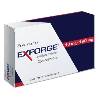 EXFORGE (amlodipino/valsartán)14 COMP 10MG/160MG