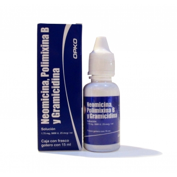 NEOMYCIN, POLYMYXIN B GRAMICIDIN EYE DROPS 15 ML *THIS PRODUCT CANNOT BE SHIPPED INTERNATIONALLY