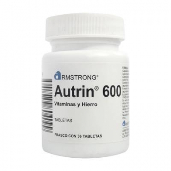 AUTRIN 600 (HIERRO Y VITAMINAS) C/36 TABS