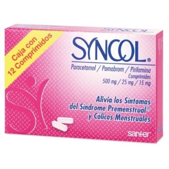SYNCOL 500/15MG 12 TABS