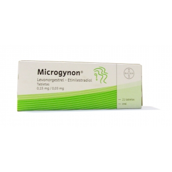 MICROGYNON (ethinylestradiol / levonorgestrel) 21 TAB