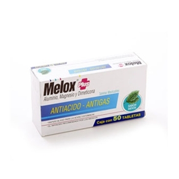 MELOX PLUS MENTA 50 TABS