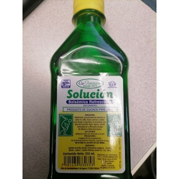 SOLUCION BALSAMICO REFRESCANTE 350ML  *THIS PRODUCT IS ONLY AVAILABLE IN MEXICO