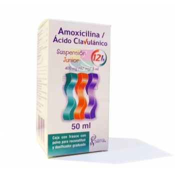 CLAVUSER 12H (AMOXICILINA/ACIDO CLAVULANICO) 400/57 MG 50 ML SUSP