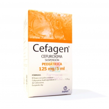 CEFAGEN (CEFUROXIME) 125 MG / 50 ML SUSP *THIS PRODUCT IS ONLY AVAILABLE IN MEXICO