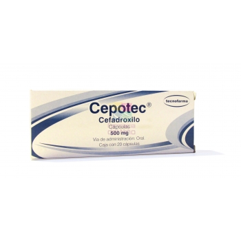 CEPOTEC (CEFADROXILO) C/20 CAPS 500 MG