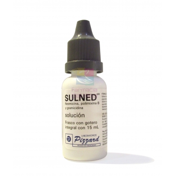 SULNED (NEOMICINA,POLIMIXINA,GRAMICIDINA)  EYE DROPS 15 ML *THIS PRODUCT IS ONLY AVAILABLE IN MEXICO