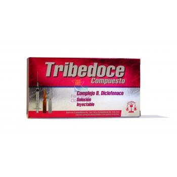 TRIBEDOCE COMP (B COMPLEX/DICLOFENAC) 3 syringe *THIS PRODUCT IS ONLY AVAILABLE IN MEXICO