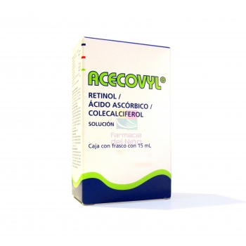 ACECOVYL (RETINOL/ACIDO ASCORBICO/COLECALCIFEROL) SOL GOTAS 15 ML