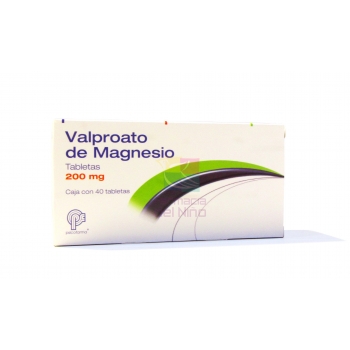 VALPROATO DE MAGNESIO 40 TAB 200MG