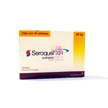 SEROQUEL XR (quetiapine) 30 TABS 50MG