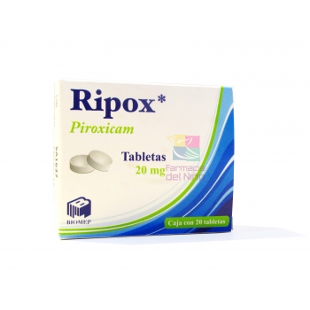 RIPOX (piroxicam) 20 TABS 20 MG