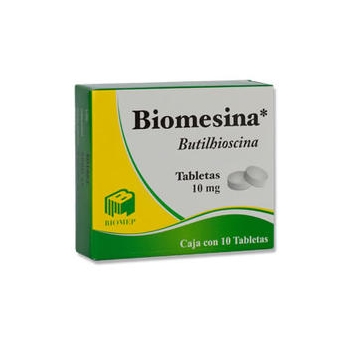 BIOMESINA (BUTILHIOSCINA) 10 GRAG 10MG