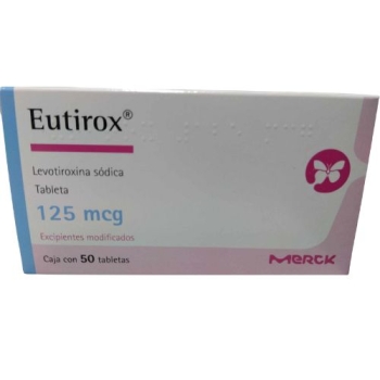 EUTIROX (levotiroxina sodica) 50 TABS 125MCG