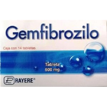 GEMFIBROZILO 600MG C/14 TAB RAYERE