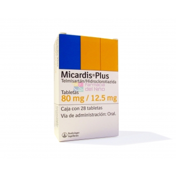 MICARDIS PLUS (telmisartan / hydrochlorothiazide) 28 TABS 80MG