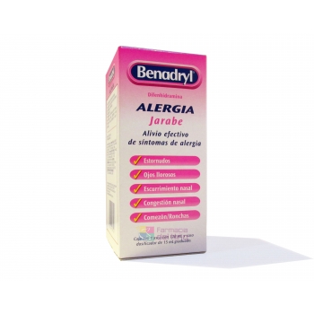 BENADRYL (DIFENHIDRAMINA) JBE ALERGIA 120ML