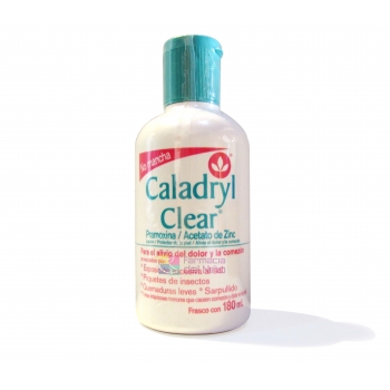 CALADRYL CLEAR (ACETATO DE ZINC, PRAMOXINA) LOC 180 ML