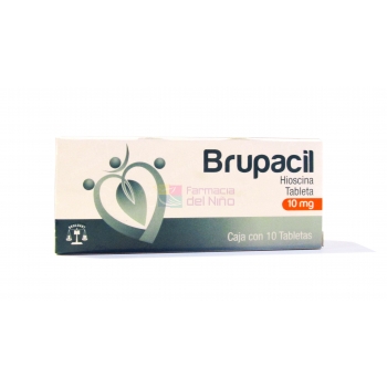 BRUPACIL ((BUTYLHIOSCINE)  10 MG 10 TABS