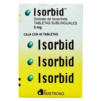 Isordid Sublingual (isosorbide dinitrate) 40 TABS 5MG