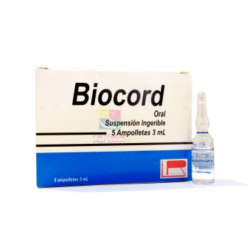 BIOCORD 5 vials 3 ml ingestible *THIS PRODUCT IS ONLY AVAILABLE IN MEXICO