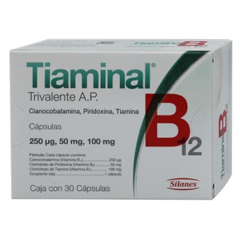 Tiaminal TRIV AP B12 (Cyanocobalamin / THIAMIN / pyridoxine) 30 CAPS