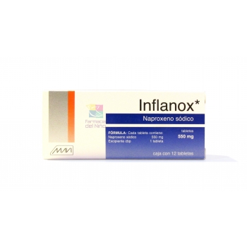 INFLANOX (Naproxen Sodium) 12 TABS 550 MG