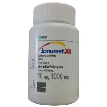 JANUMET XR (Sitagliptin / metformin) 56 TABS 50/1000