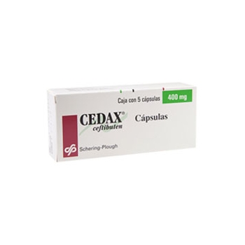 CEDAX (CEFTIBUTEN) 5 CAPS 400MG