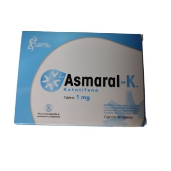 ASMARAL-K (KETOTIFENO) 30TABS 1 MG