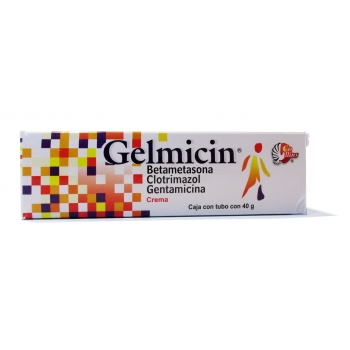 GELMICIN (BETAMETASONA / CLOTRIMAZOL / GENTAMICINA) CREMA 40GRS